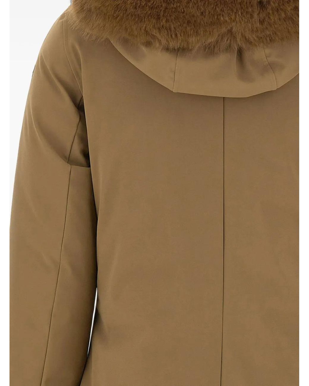 Rrd Natural Surflex Faux-Fur Trim Parka
