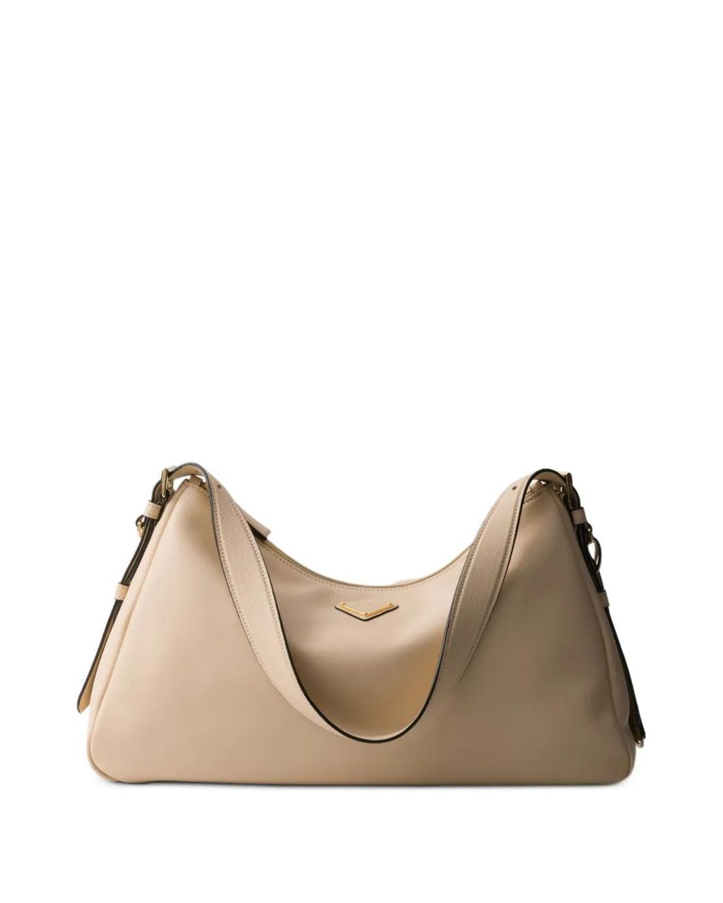 Prada Natural Large Aimée Shoulder Bag