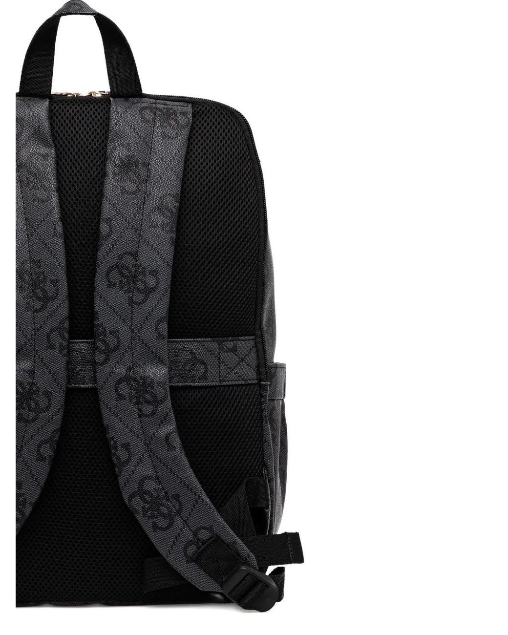 Zaino Berta 4G Con Monogramma di Guess in Black