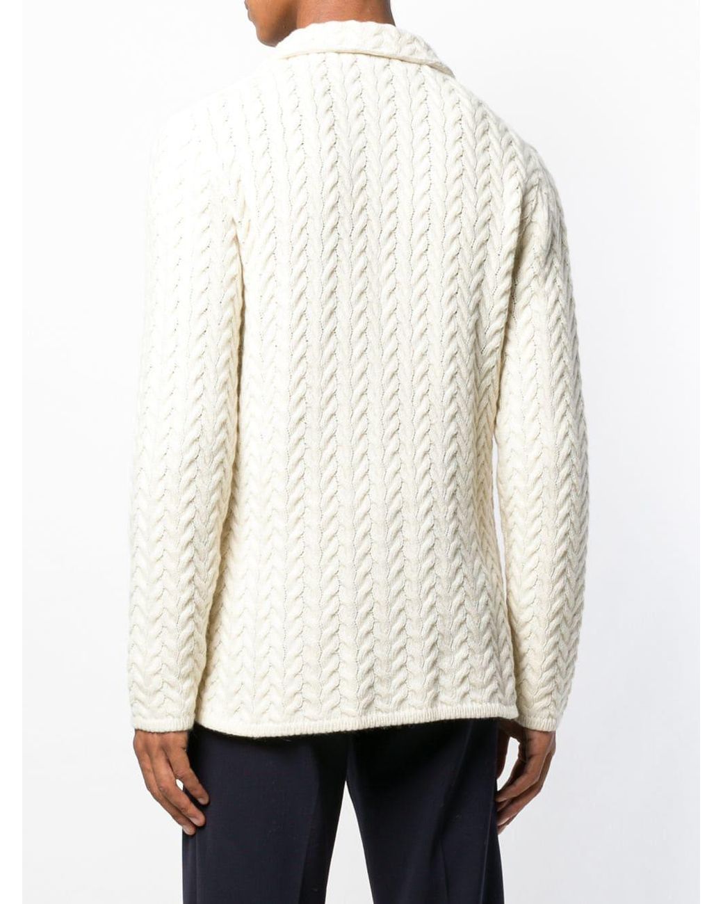 Lardini houndstooth knitted blazer - Neutrals