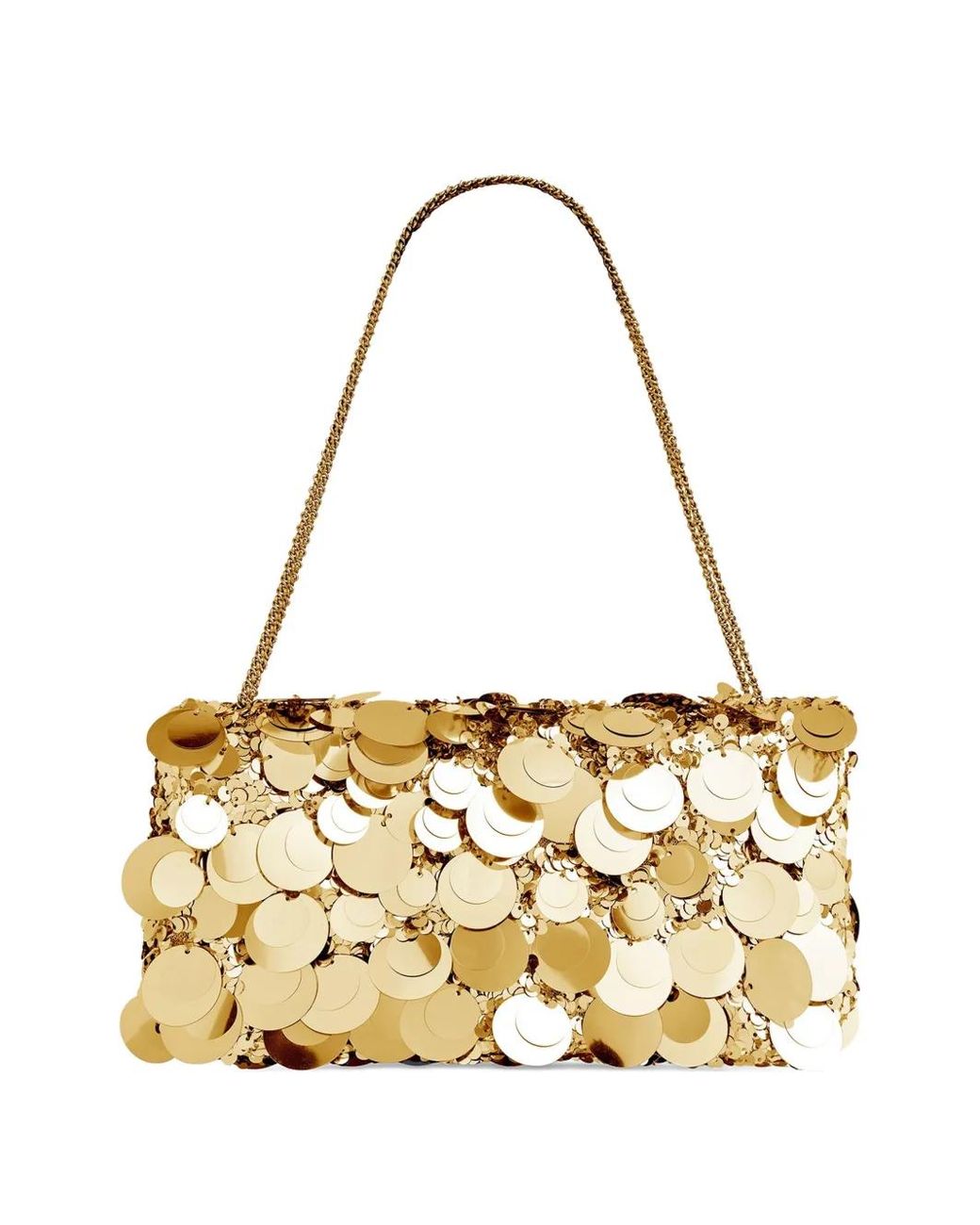 Rabanne Metallic Sequin-Embellished Shoulder Bag