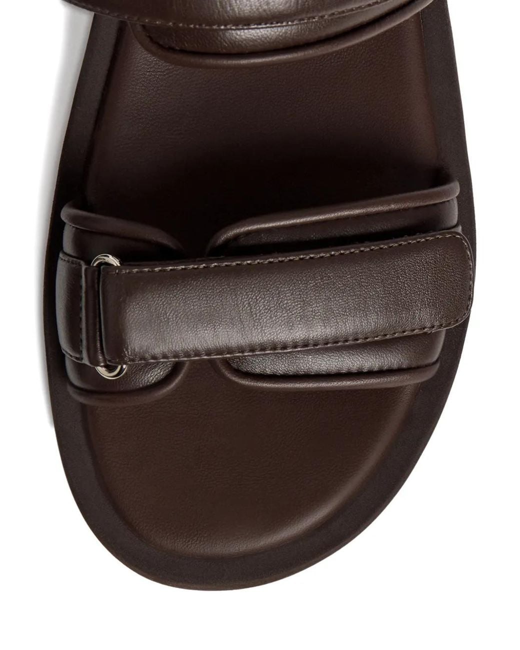 12 STOREEZ Black Slingback Leather Sandals