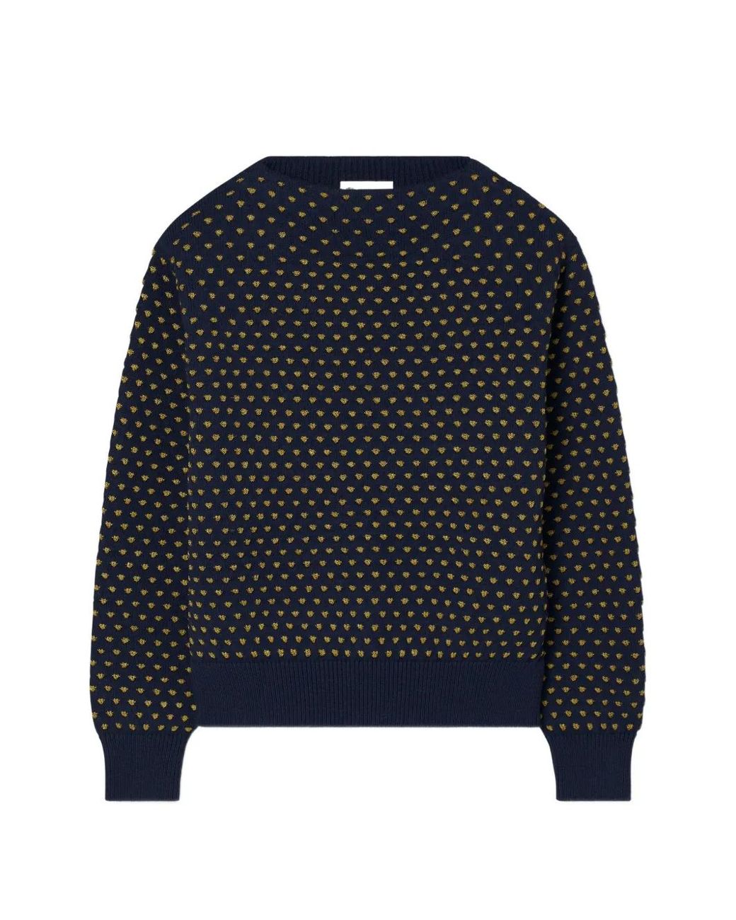 Tory Burch Blue Wool Sweater