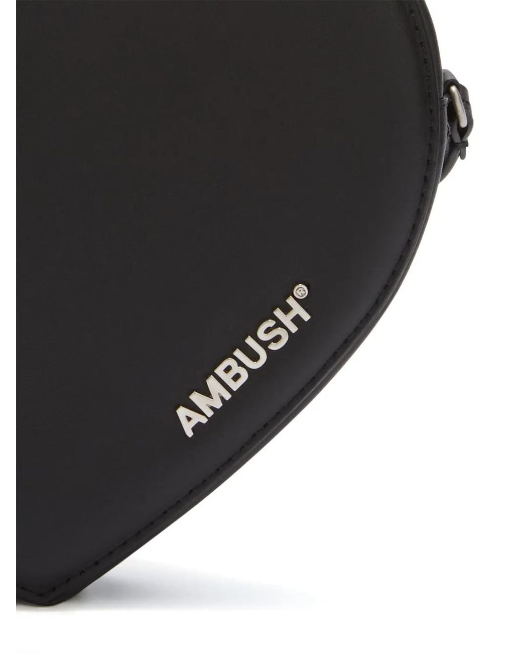 Ambush Black Heart Shaped Crossbody Bag