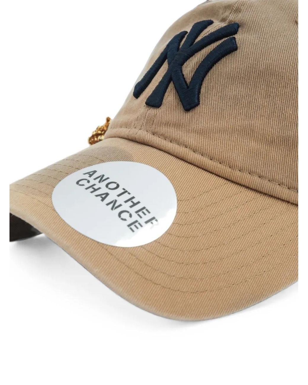 ANOTHER CHANCE Natural New Era Embellished Baseball Cap for men