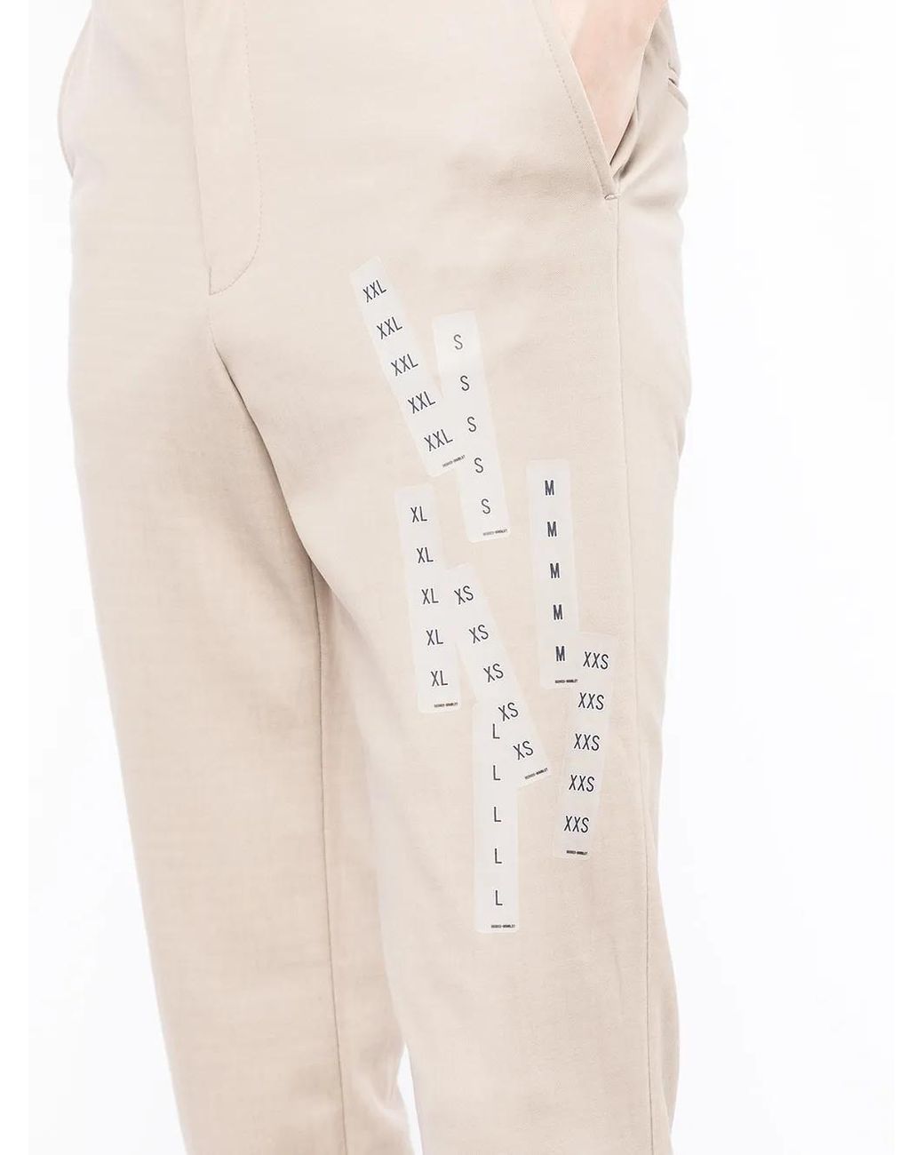 Doublet Natural High-Waisted Straight-Leg Trousers for men