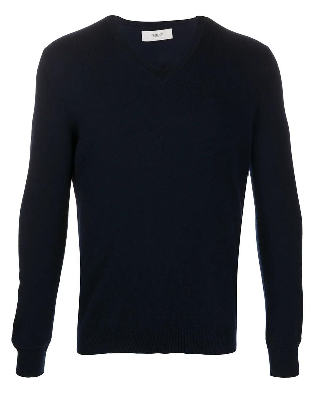 Pringle of Scotland Blue Cashmere Long-Sleeve Jumper for men