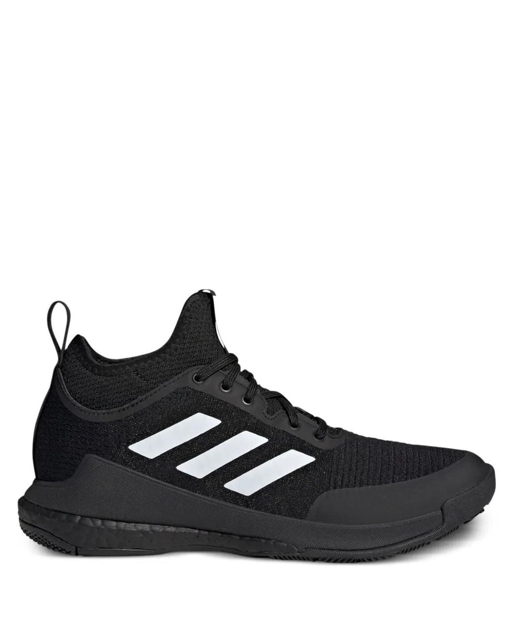 Adidas Black Crazyflight Mid Boost Mesh Sneakers