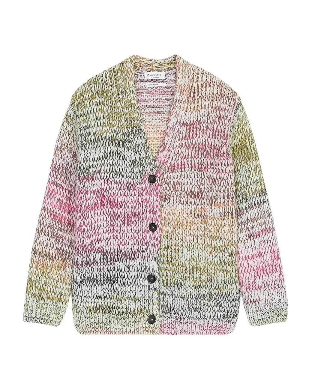 Marc O' Polo Gray Button-Fastening Cardigan