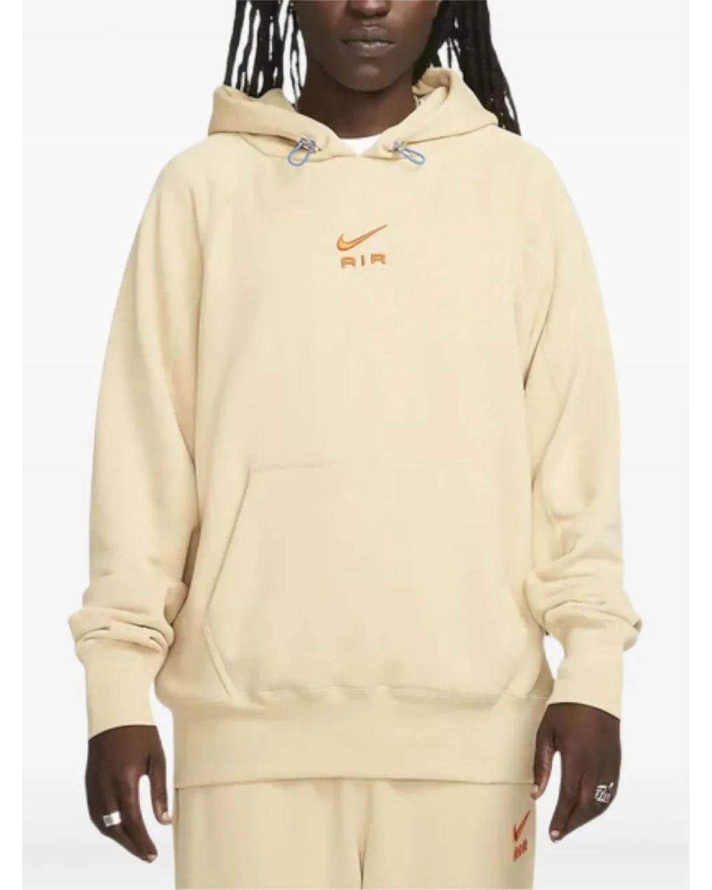 nike air hoodie beige