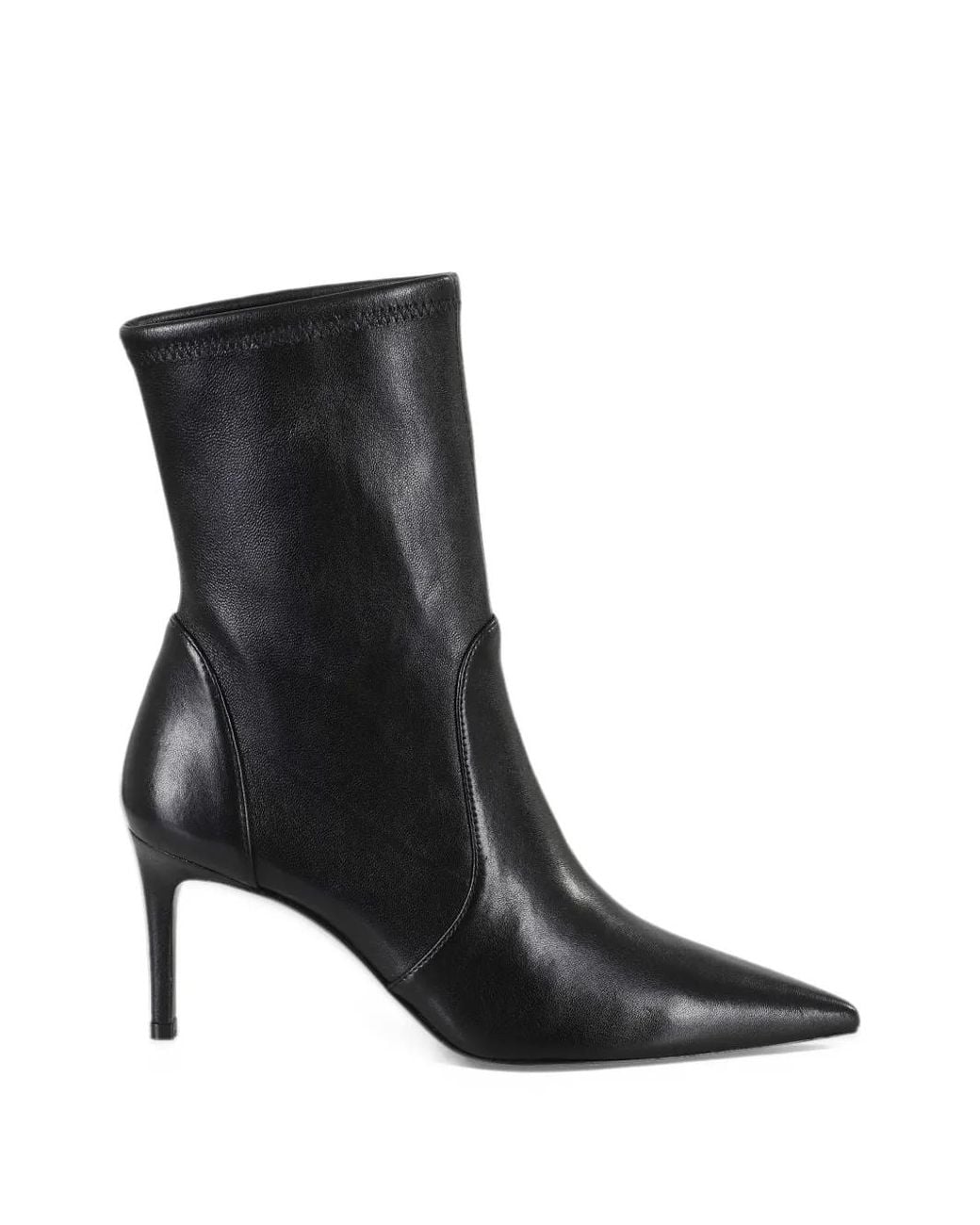 Stuart Weitzman Black Stuart Power Ankle Boots