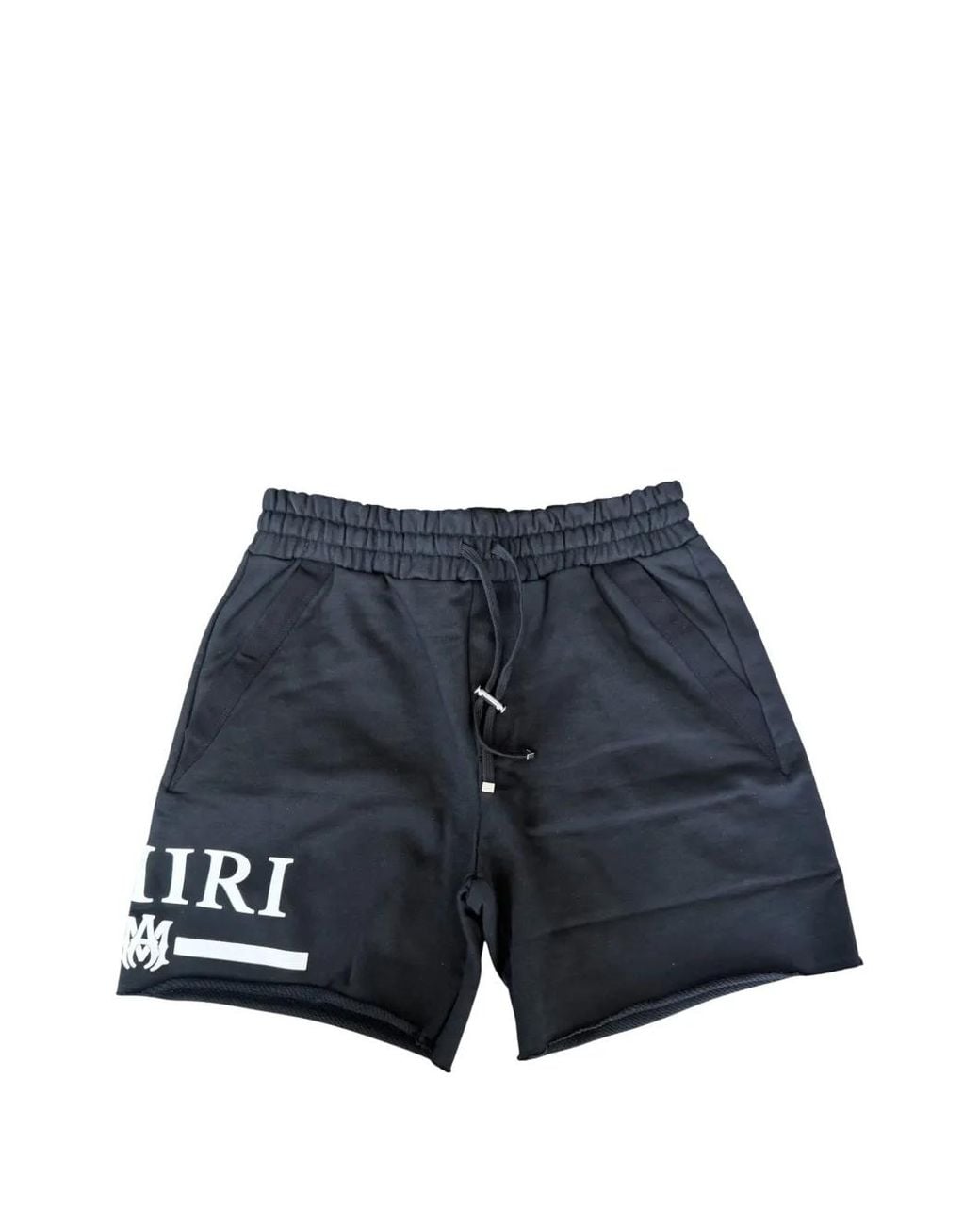 Amiri Blue Logo-Print Shorts for men