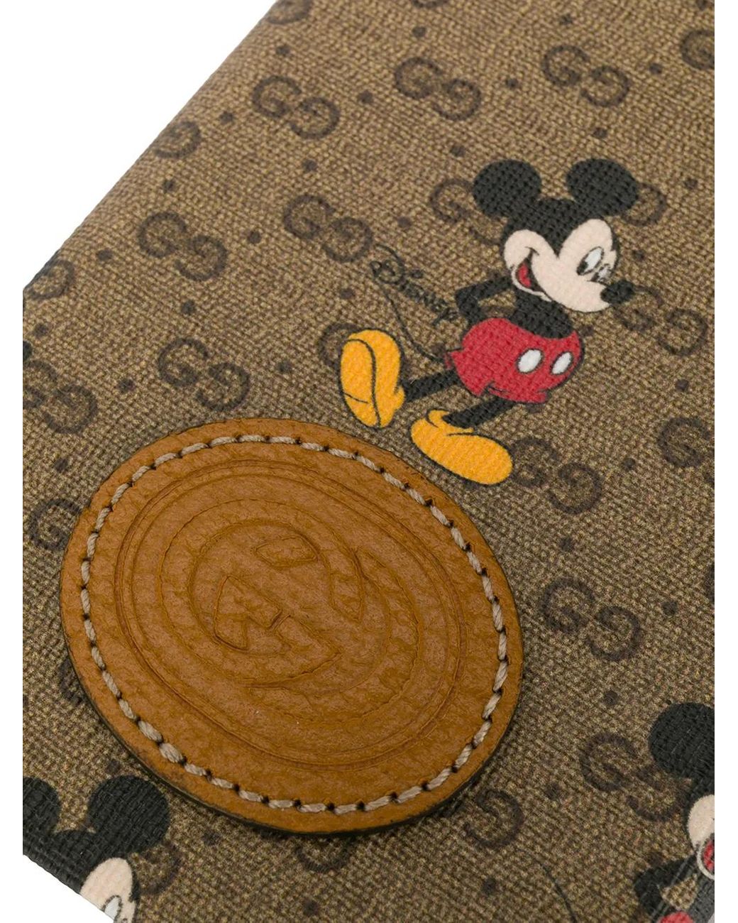 Gucci X Disney Mickey Mouse Iphone Xs Max Case in Brown for