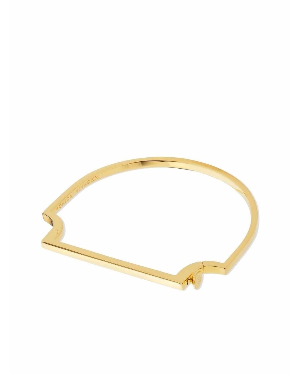 Monica Vinader Metallic Signature Skinny Bangle