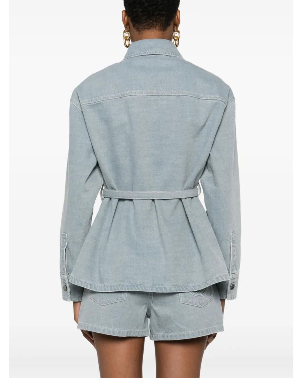 Fendi Blue Denim Go-To Jacket