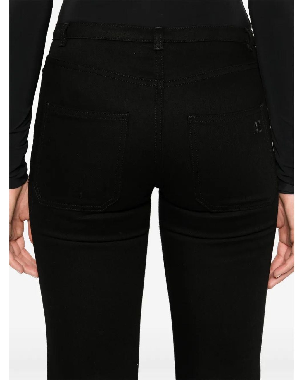 Courreges Black Bootcut Jeans