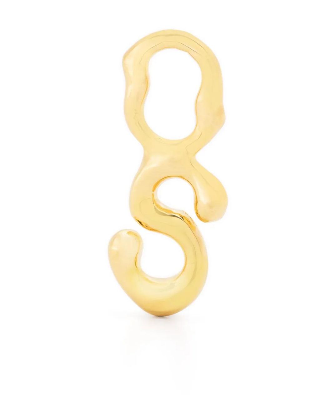 Maria Black Metallic Fluent Letter S Charm
