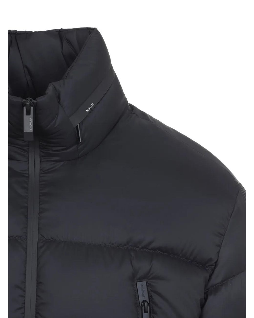 Moncler Blue Doudoune Dalalven À Coupe Courte for men