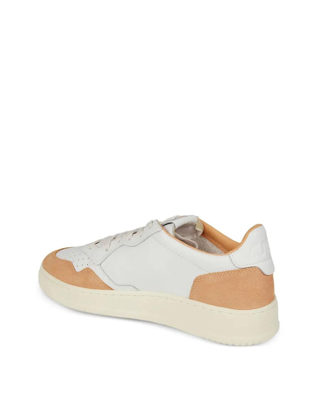 Autry White Perforated Leather Sneakers for men