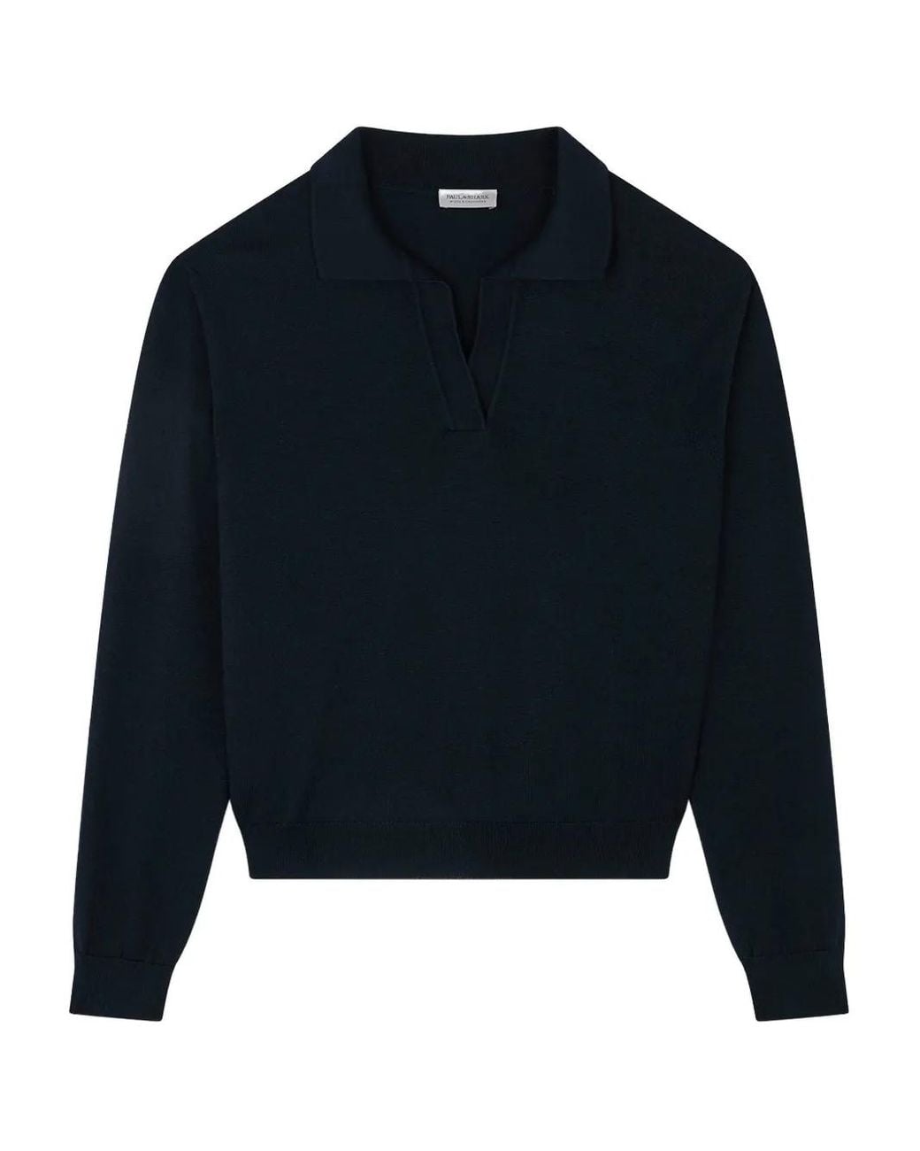 Paul & Shark Blue Wool-Blend Polo Shirt