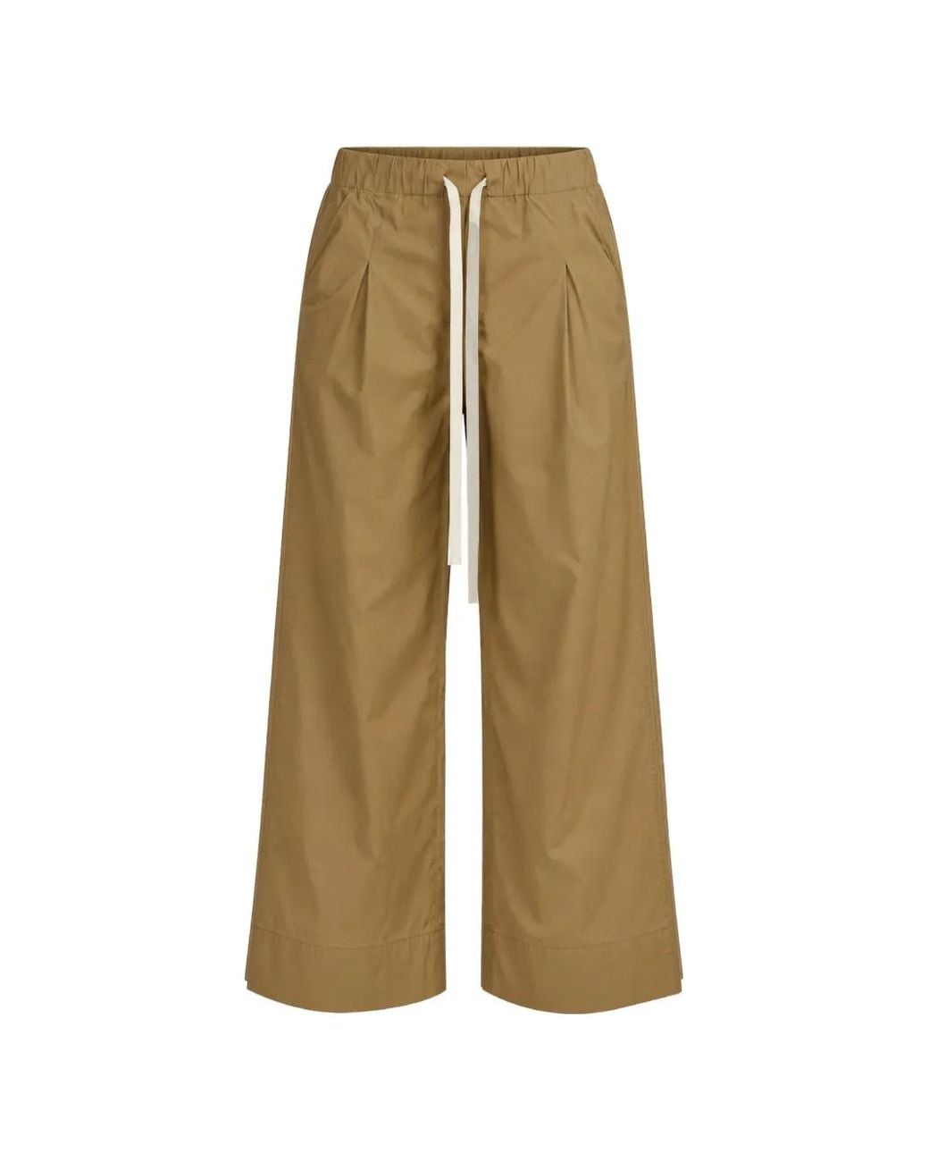 A.L.C. Natural James Drawstring-Waist Trousers