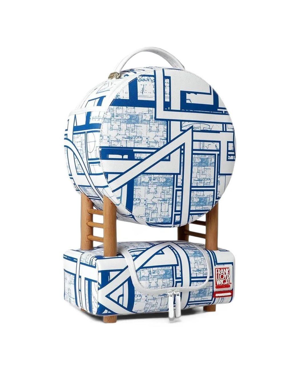 Sprayground White Frank Lloyd Wright Backpack for men