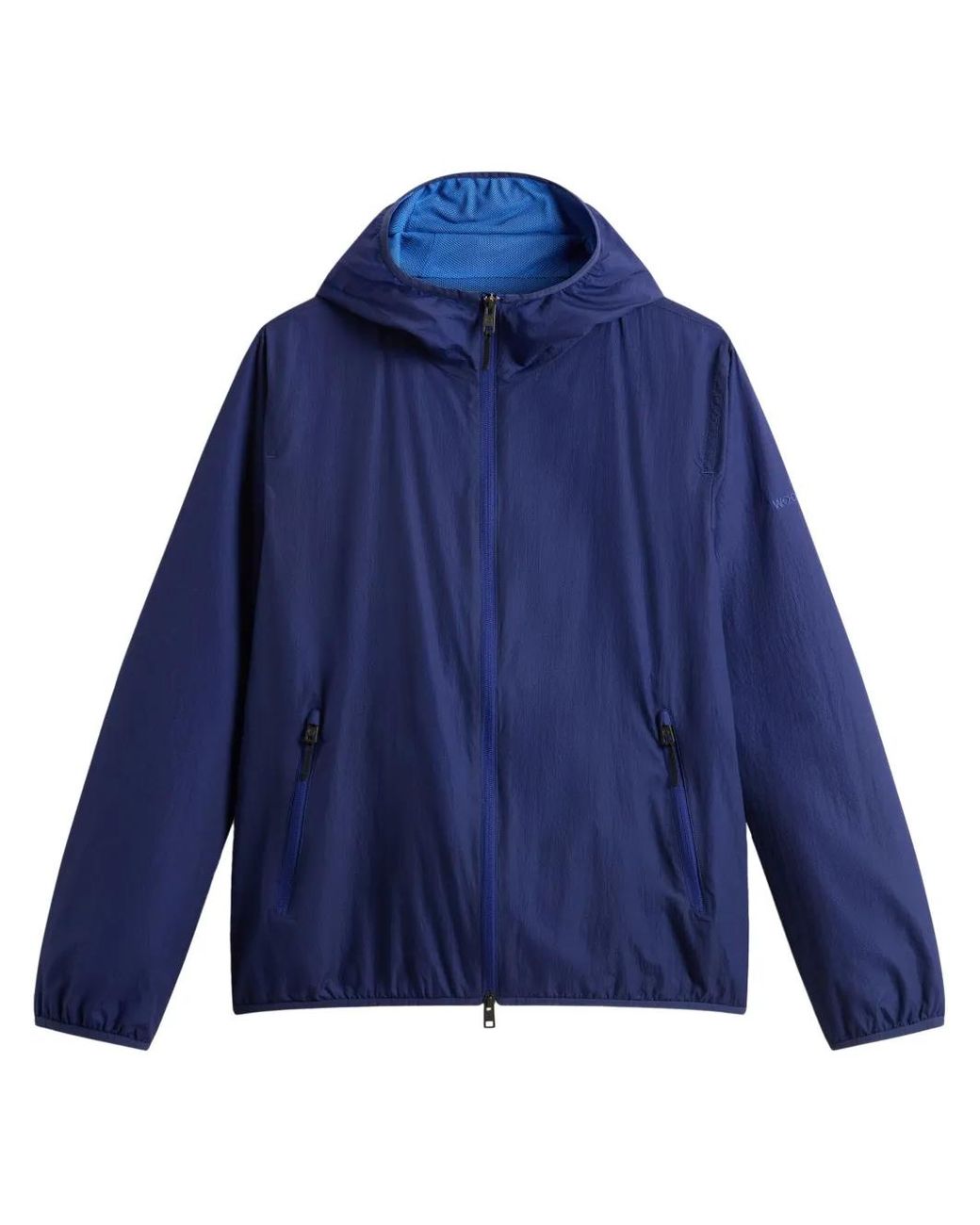 Chaqueta Ultralight Con Capucha Woolrich de hombre de color Blue
