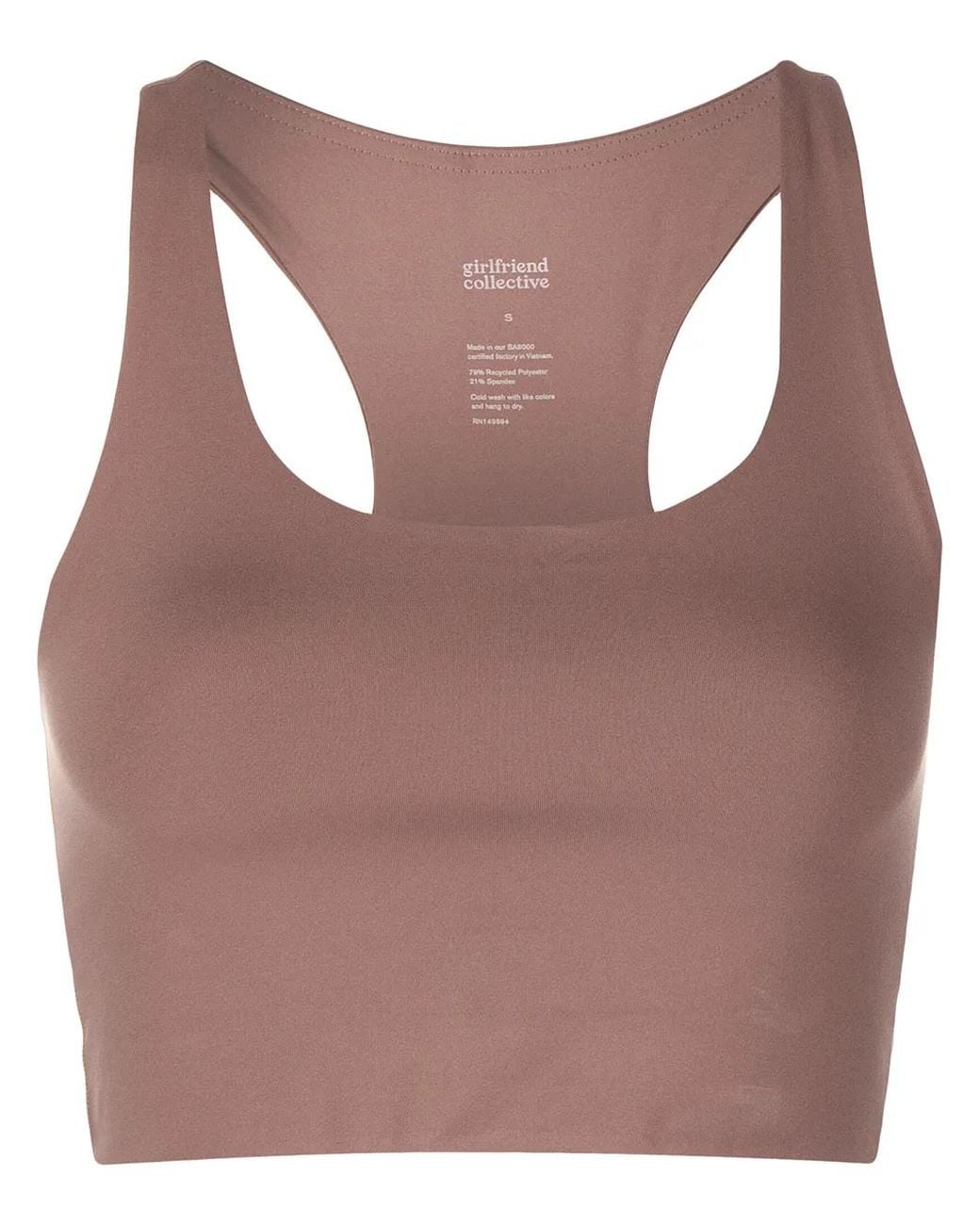 GIRLFRIEND COLLECTIVE Brown Paloma Sports Bra