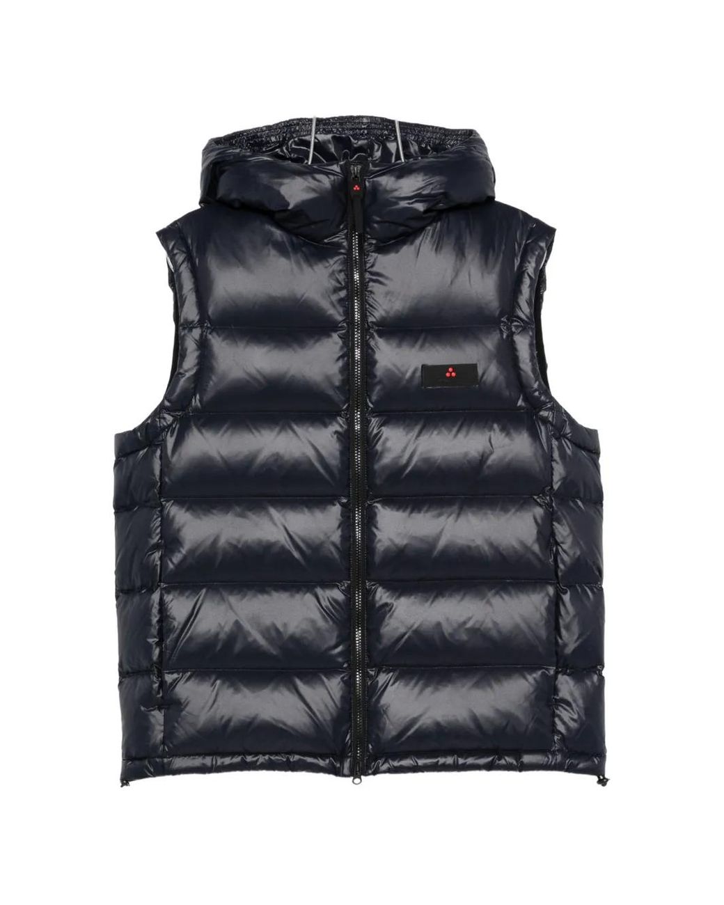Peuterey Blue Quilted Hooded Gilet for men