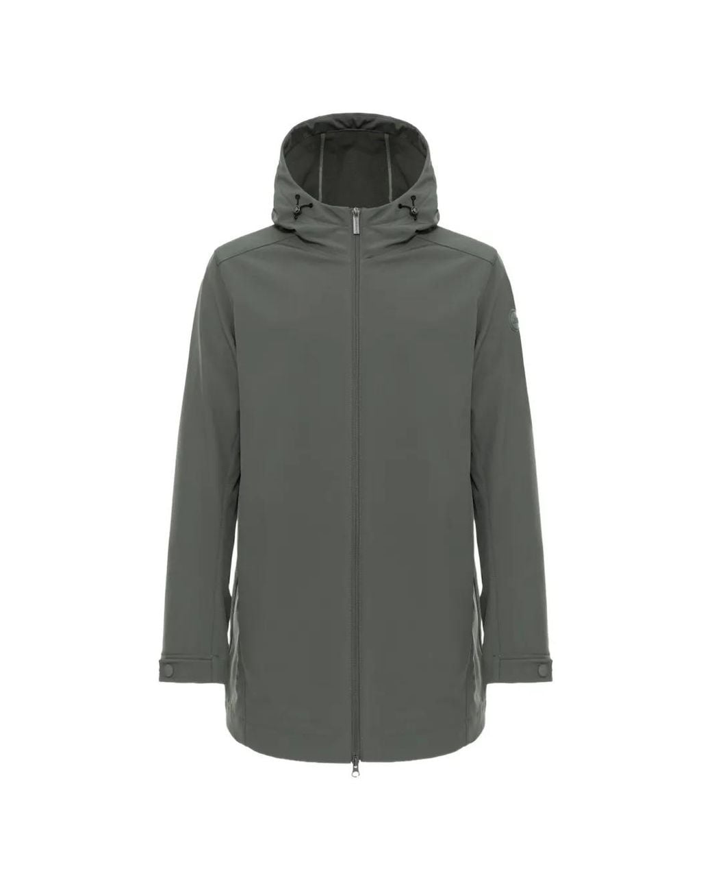 Colmar Gray Originals Hooded Long Waterproof Jacket for men