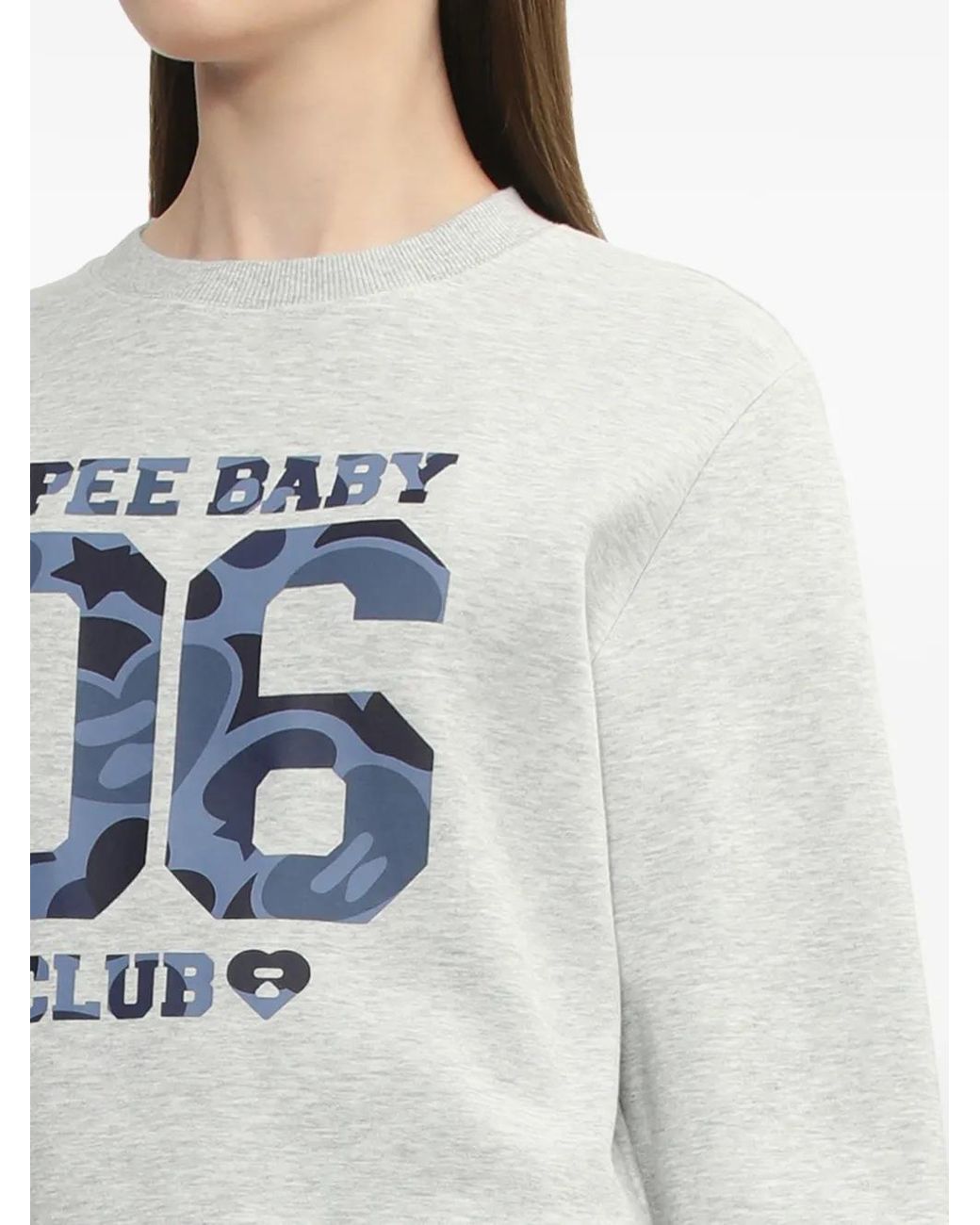 A Bathing Ape White '06' Graphic Top