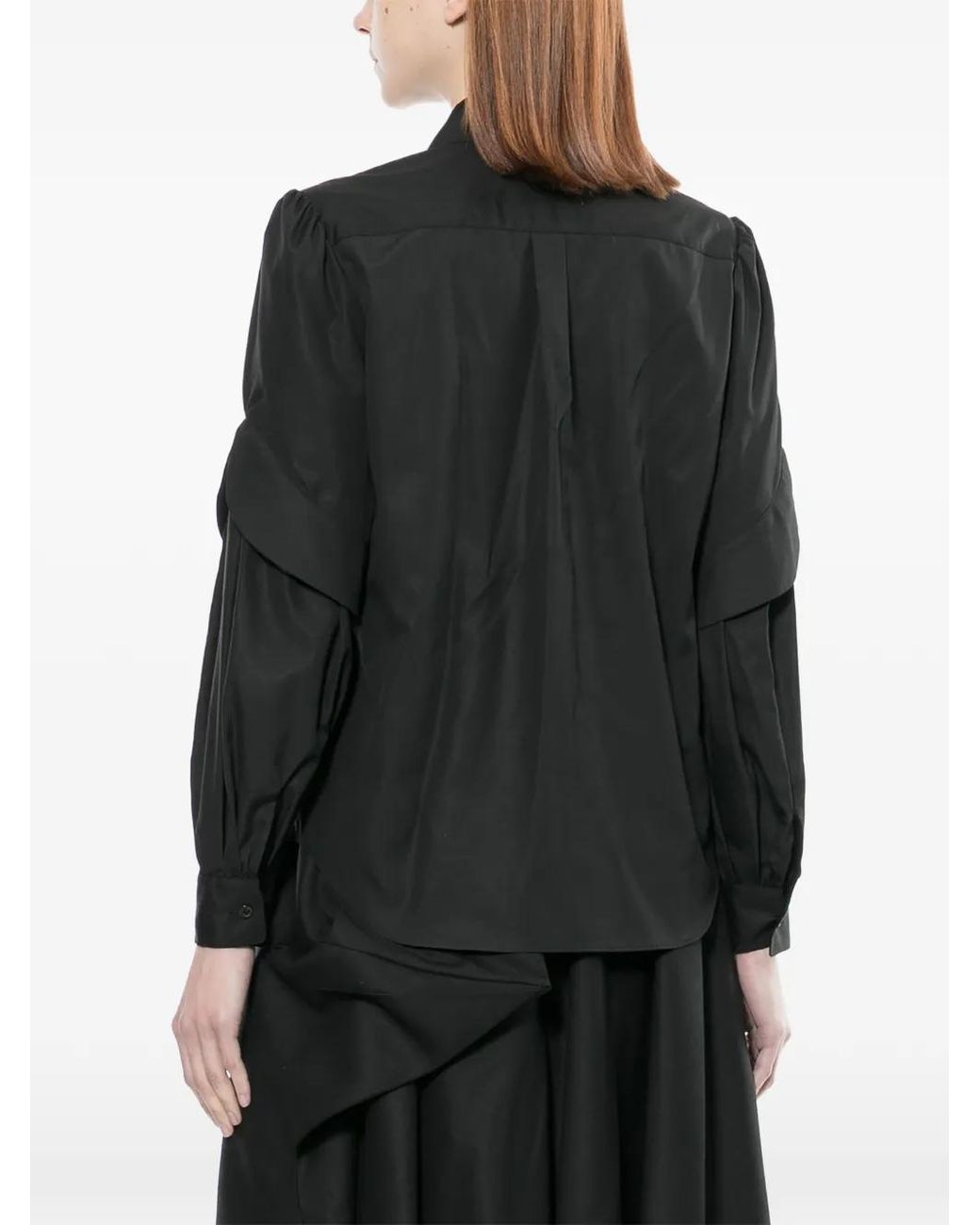 Noir Kei Ninomiya Black Layered Shirt