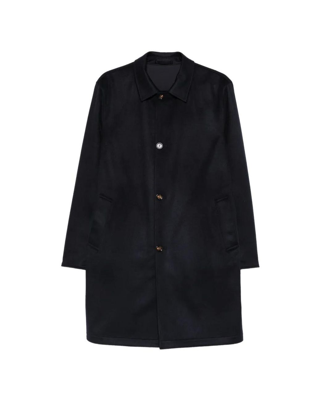 KIRED Black Single-Breasted Reversible Coat for men