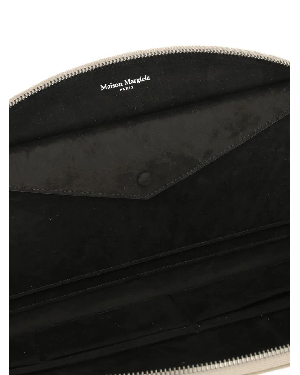 Maison Margiela Natural Mini Halfmoon Pouch