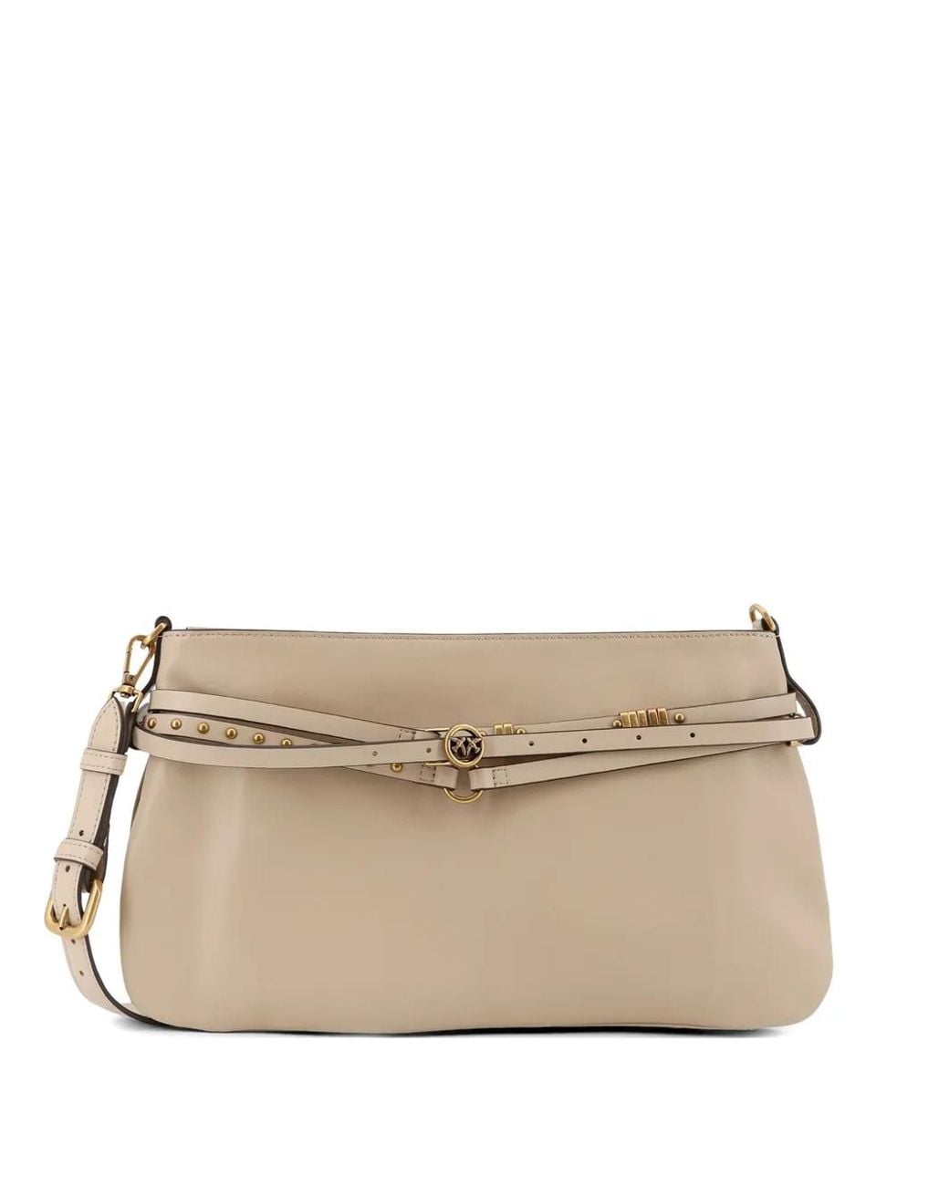 Pinko Natural Belt Classic Shoulder Bag