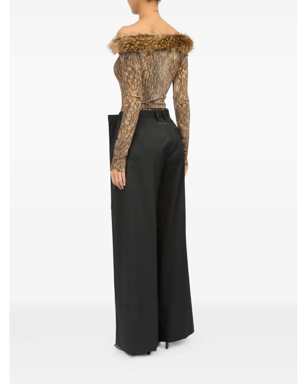 MM6 by Maison Margiela Black Tailored Trousers