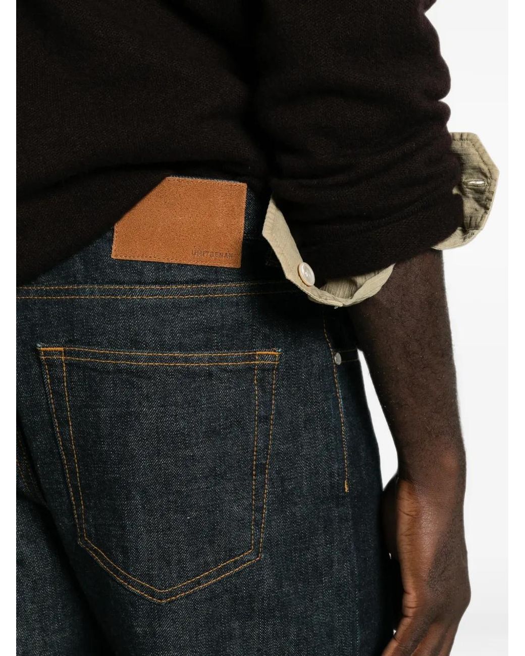 Umit Benan Gray Kevin Straight-Leg Jeans for men