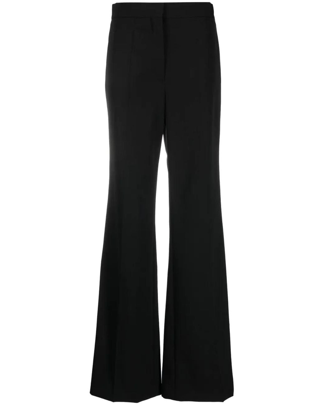 Stella McCartney Black Wool Flannel Tailored Trousers