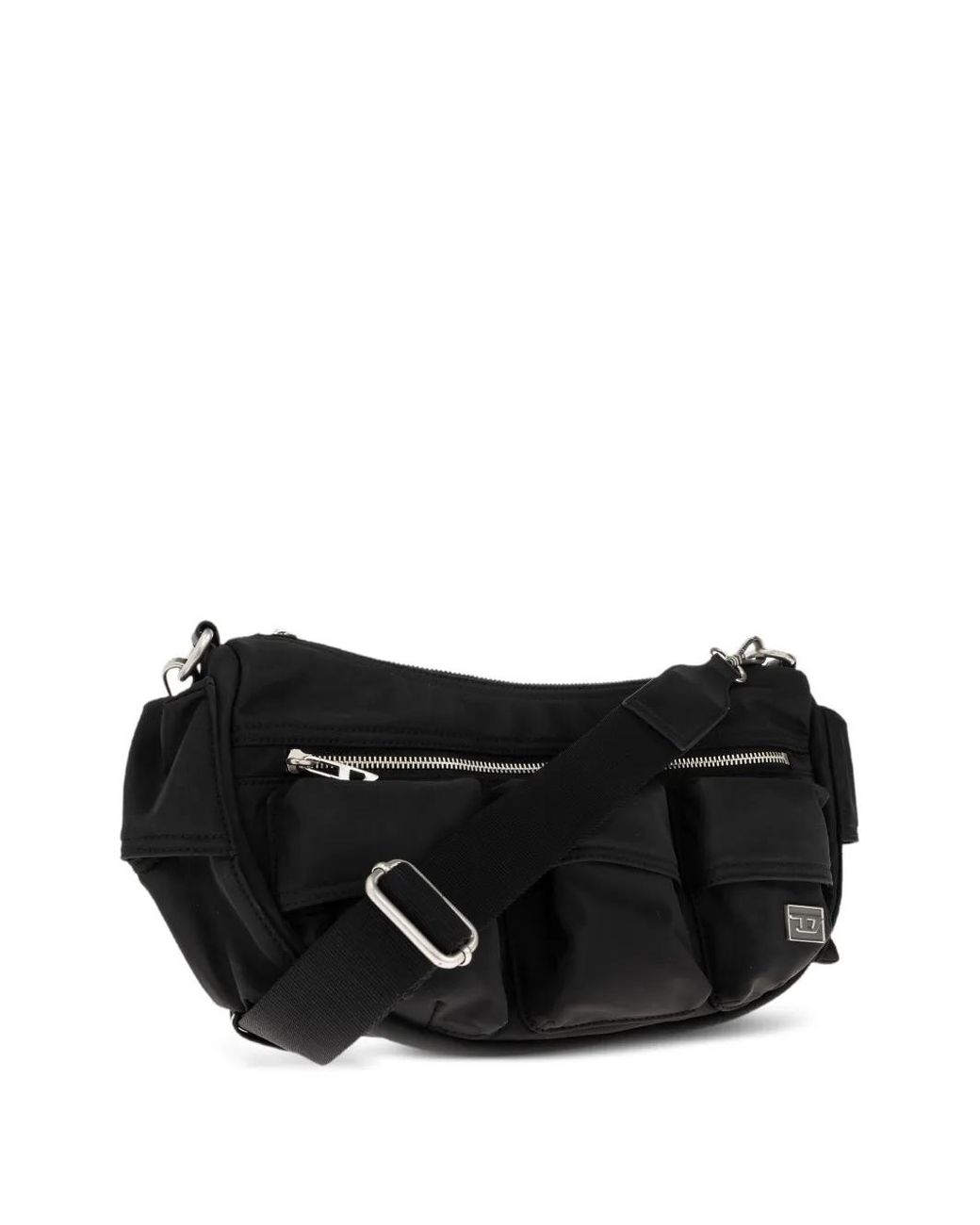 DIESEL Black Multi-Pkts Shoulder Bag