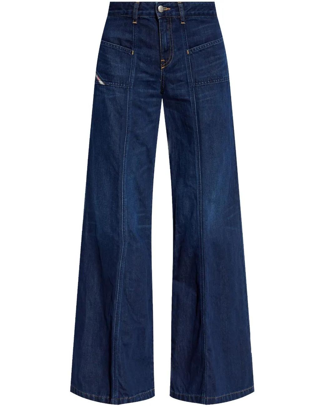 DIESEL Blue D-Akii 068Ra Bootcut Jeans