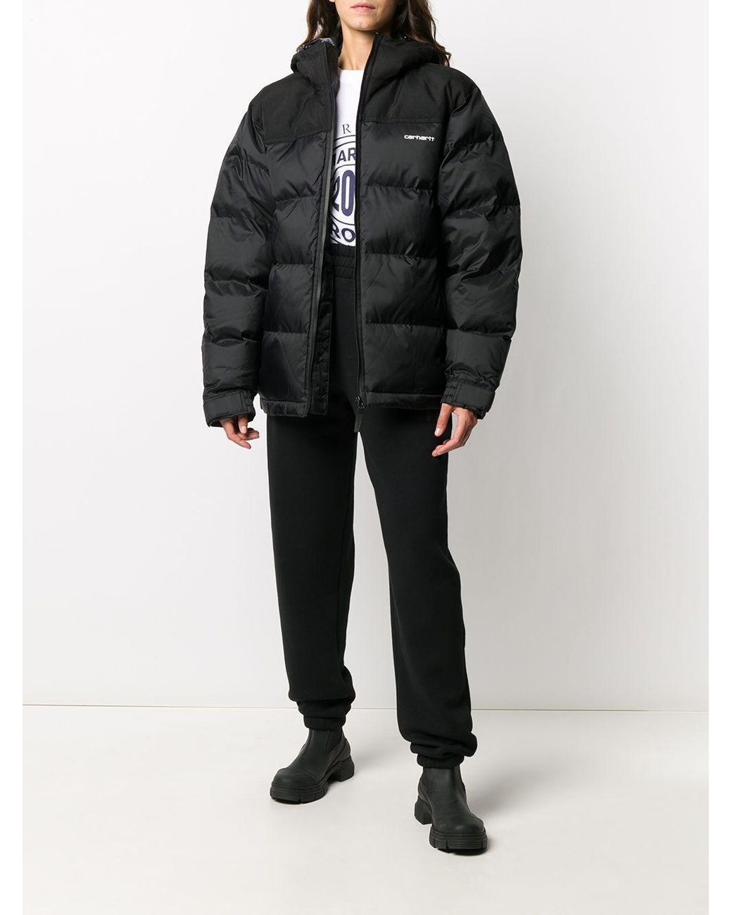 Carhartt WIP Oversized Puffer Jacket in Black | Lyst Canada