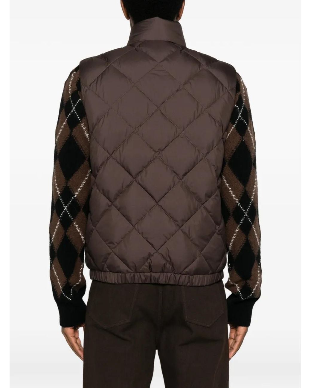 Moncler Chobe Steppweste in Brown für Herren