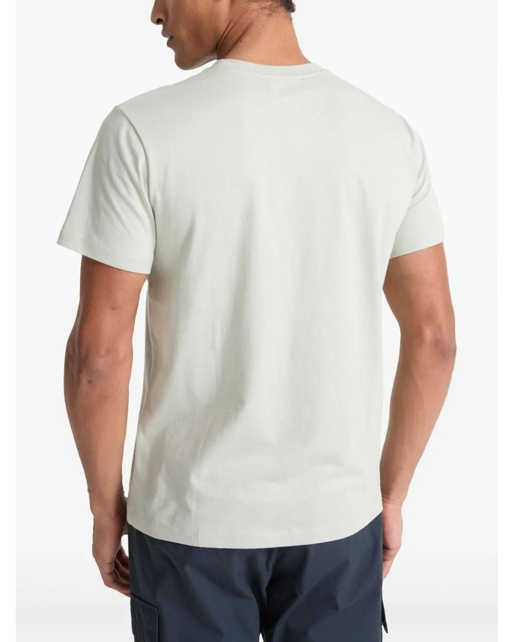 Yves Salomon White Cashmere-Blend T-Shirt for men