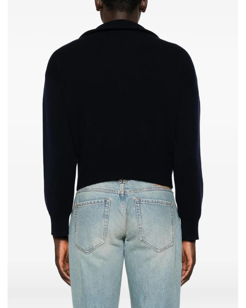 Extreme Cashmere Black Xtra Cute Zip-Up Cardigan