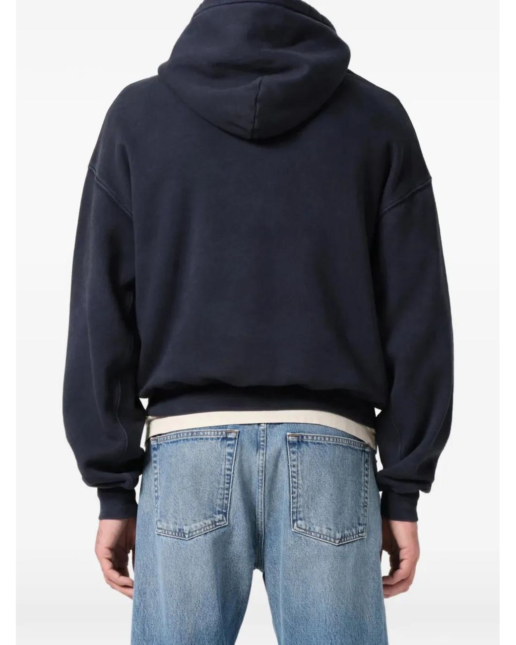 Agolde Blue Pocket Hoodie for men