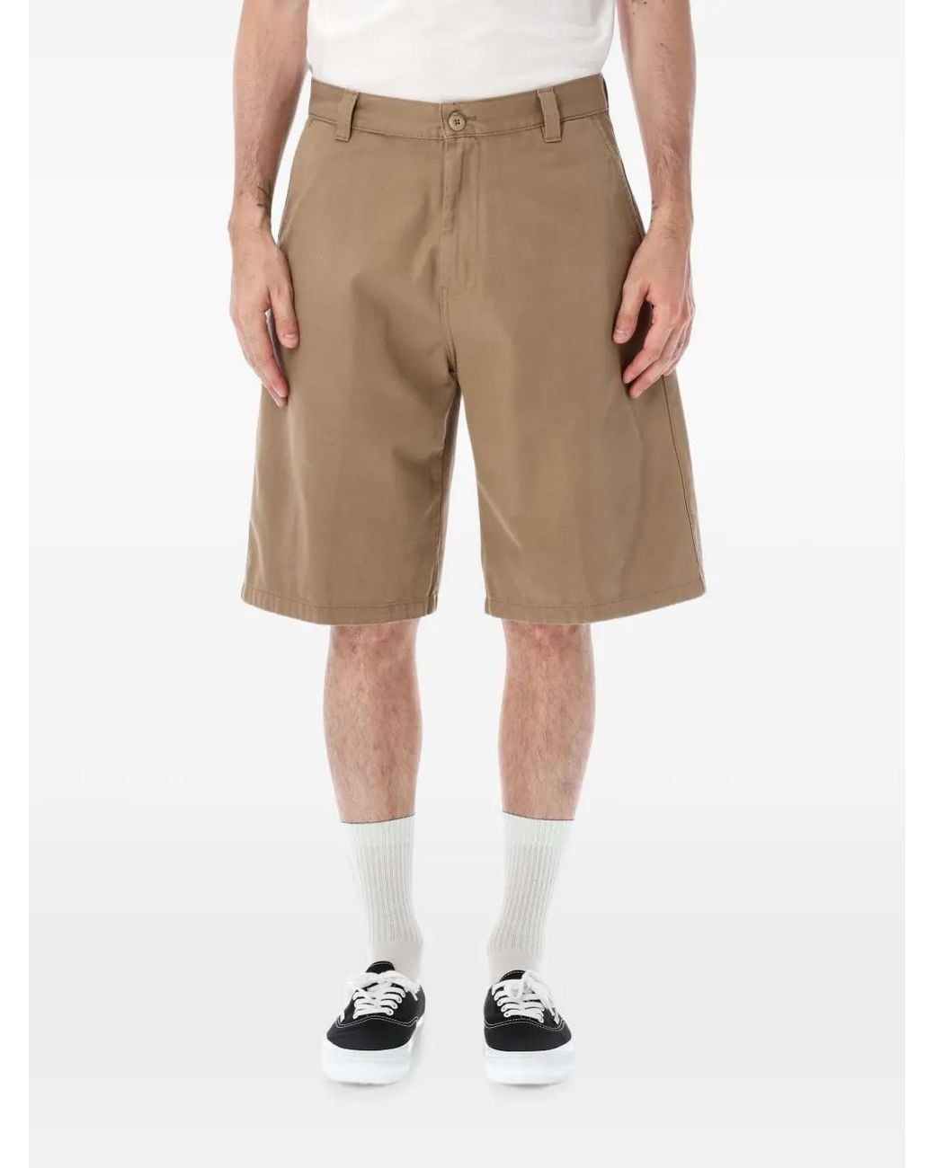 Short Brader À Patch Logo Carhartt pour homme en coloris Natural