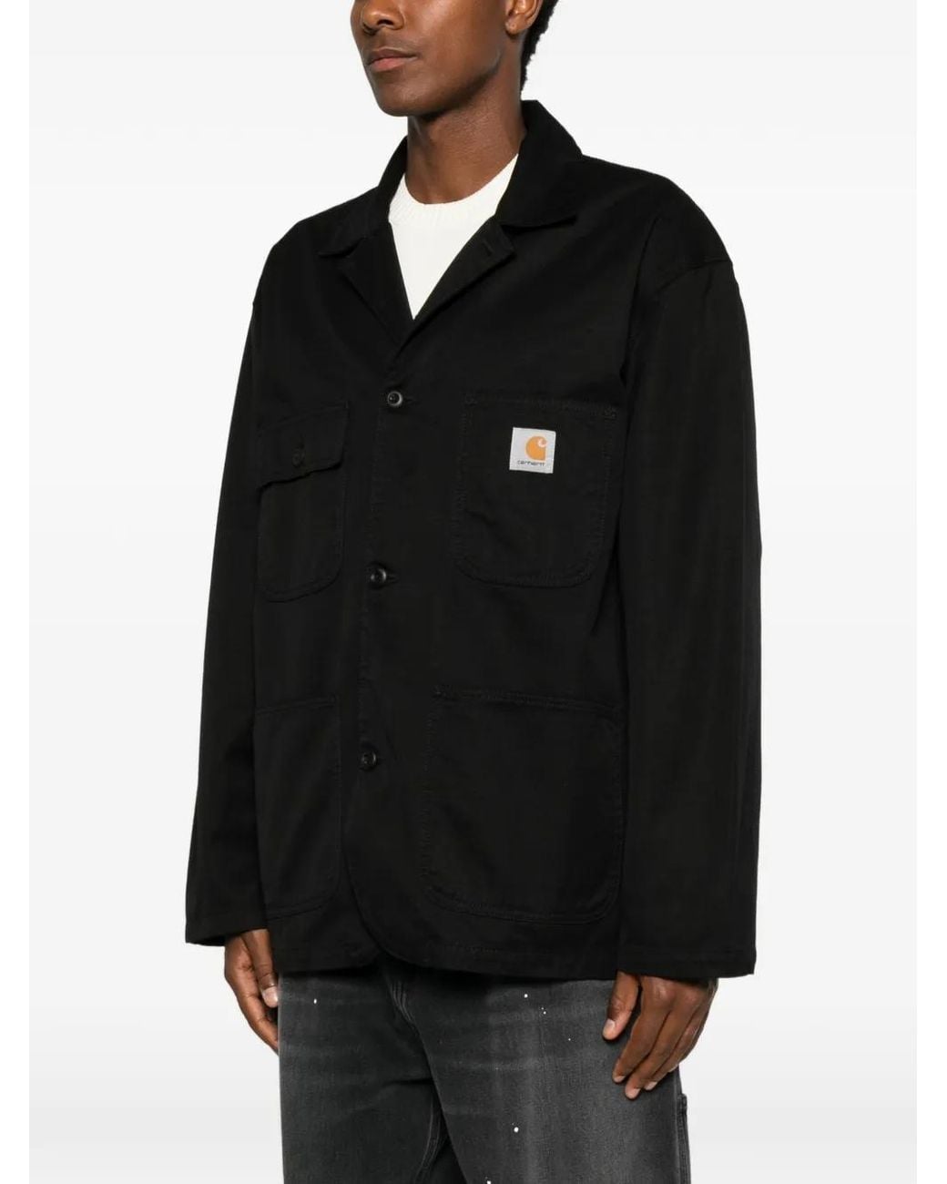 Carhartt Black Brader Cotton-Twill Jacket for men