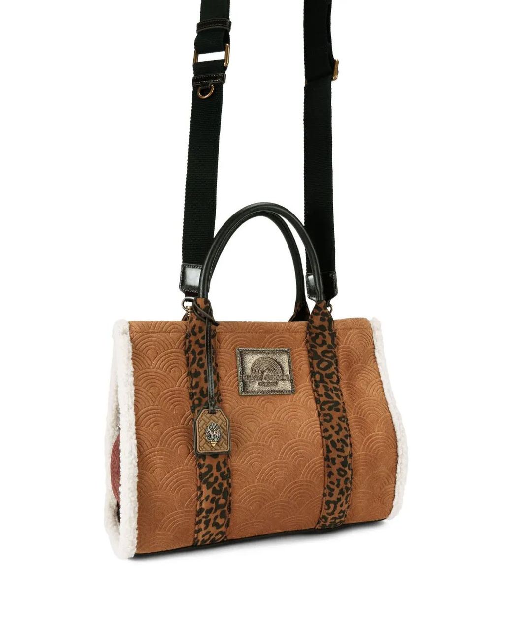 Kurt Geiger Brown Southbank Suede Tote Bag