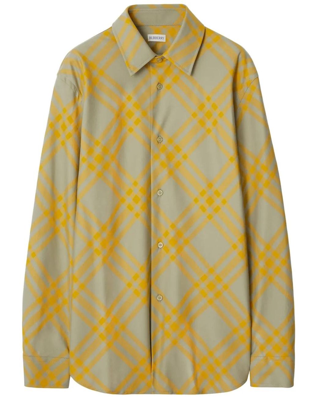 Burberry Yellow Casual Shirts for men
