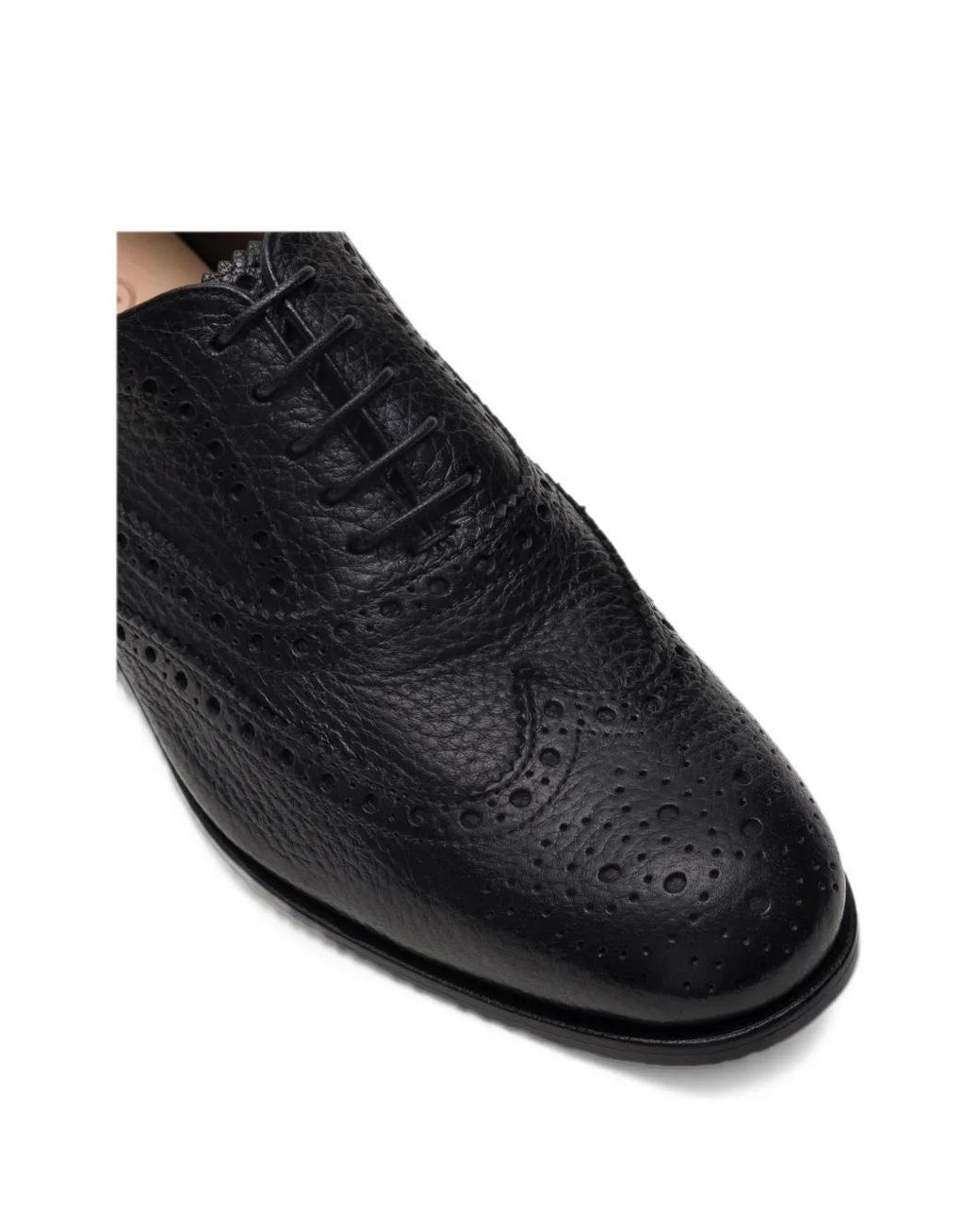 Church's Black Burwood 3 W Brogue Oxford Shoes